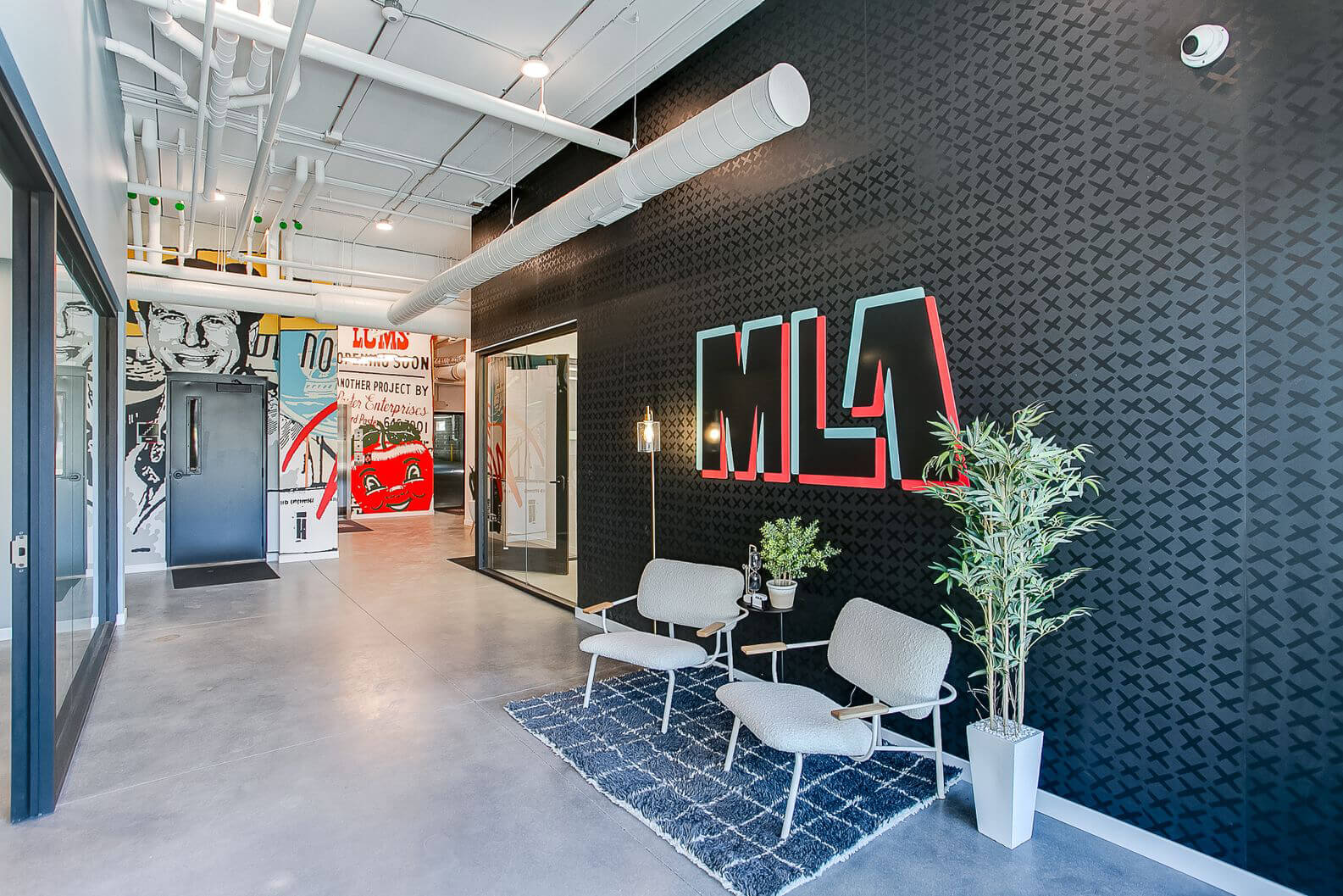 the midline apartments lobby