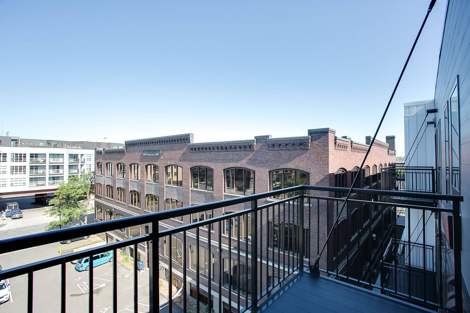 a midline apartments balcony